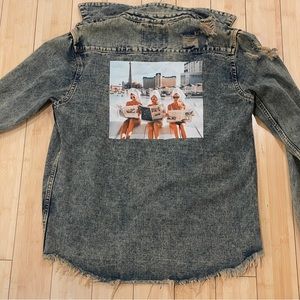 Distressed Denim Hollywood Jacket